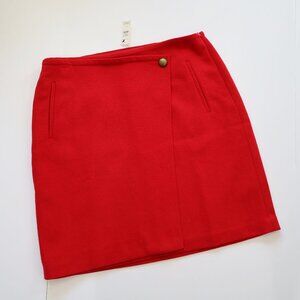 TALBOTS Size 12 Red Skirt NWT
